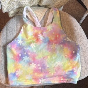 Fleo Multicolor Floral Racerback Top- S